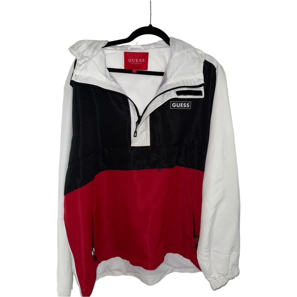 GUESS quarter-zip windbreaker | Mens XL | EUC